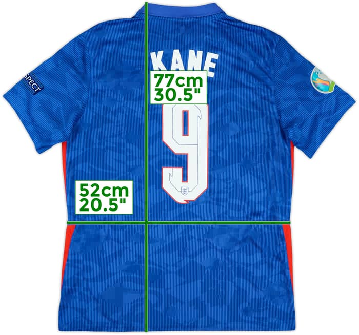 2020-21 England Away Shirt Kane #9 - 9/10 - (L)