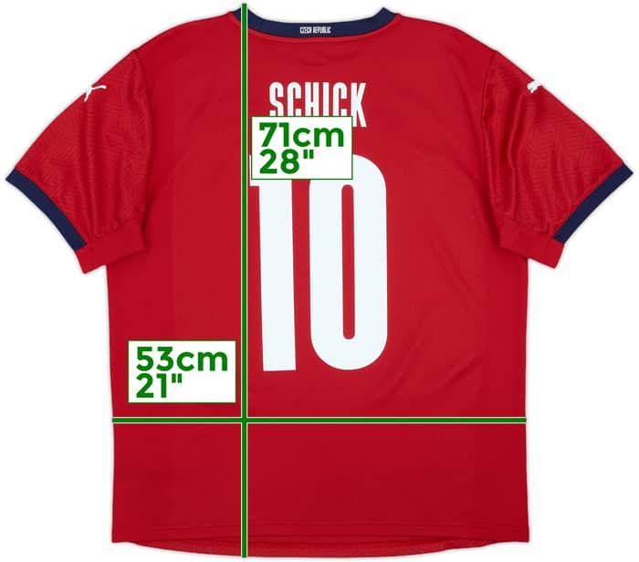 2020-22 Czech Republic Home Shirt Schick #10 - 10/10 - (L)