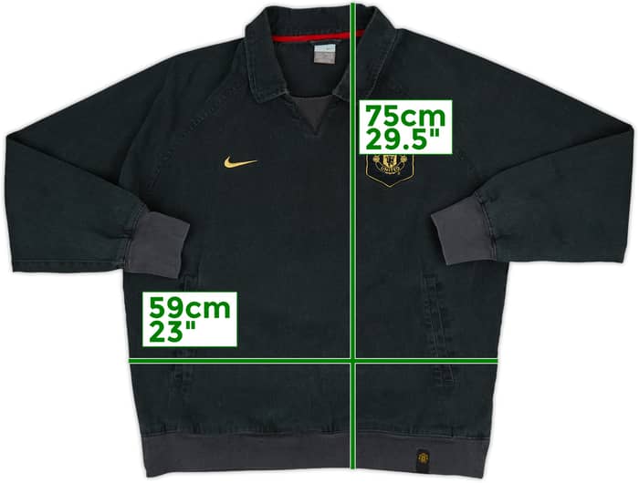 2004-05 Manchester United Nike Drill Top - 8/10 - (XL)
