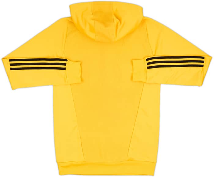 2023-24 Fulham adidas Hooded 1/4 Zip Drill Top - 9/10 - (S)