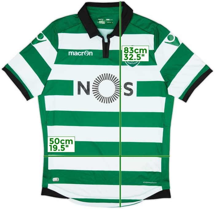 2016-17 Sporting CP Home Shirt - 6/10 - (XXL)