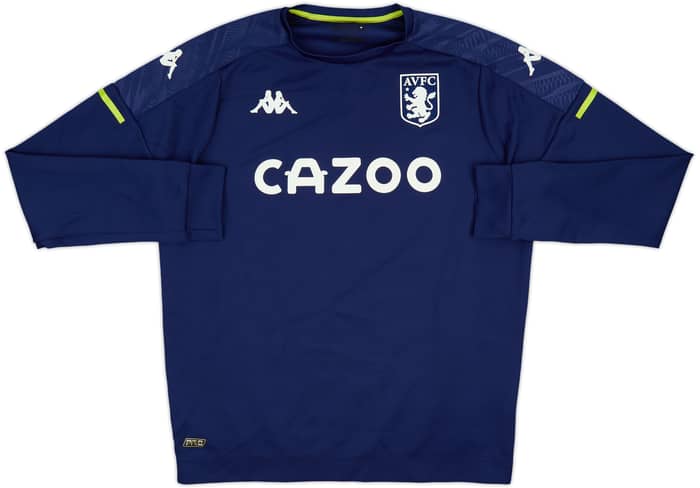 2020-21 Aston Villa Kappa Sweat Top - 8/10 - (XL)