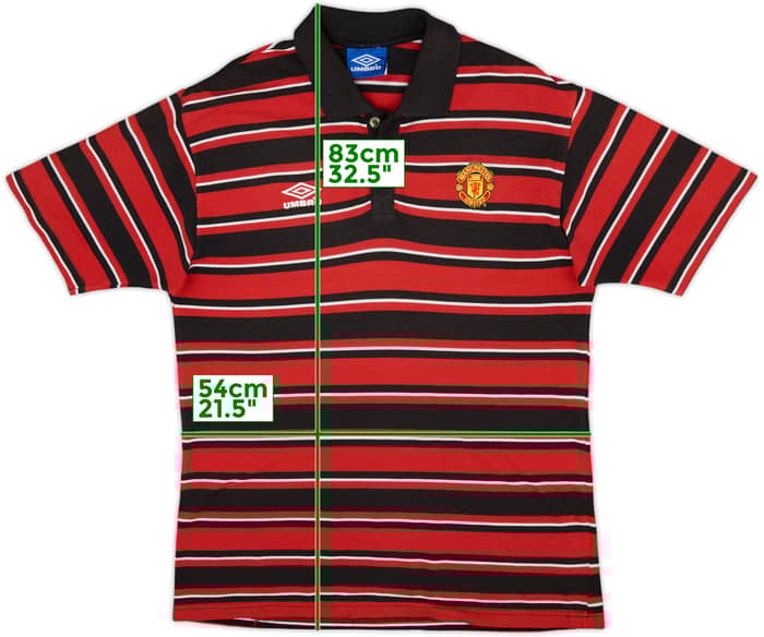 1998-99 Manchester United Umbro Polo Shirt - 5/10 - (XXL)