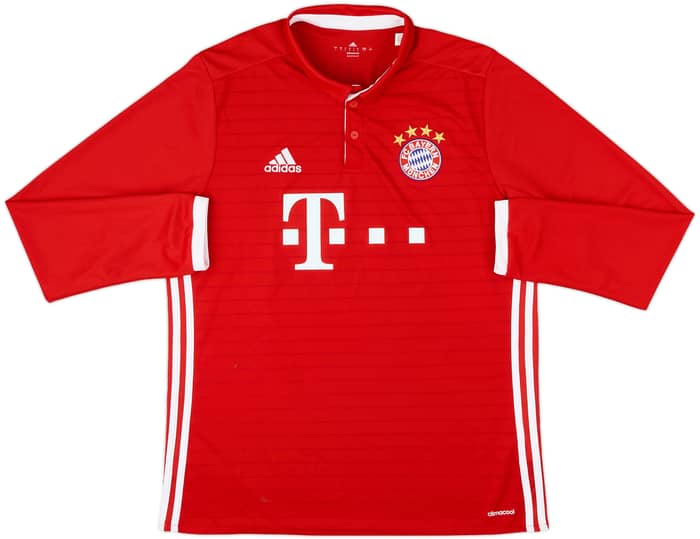 2016-17 Bayern Munich Home L/S Shirt Robben #10 - 8/10 - (L)