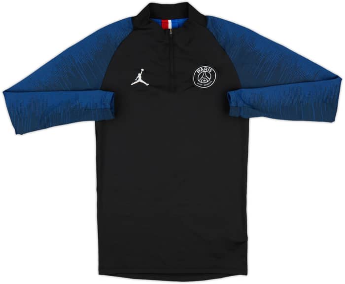 2020-21 Paris Saint-Germain Nike/Jordan 1/4 Zip Drill Top - 8/10 - (XS)