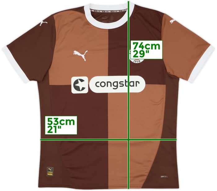 Camiseta de local del St Pauli 2024-25 - 7/10 - (L)