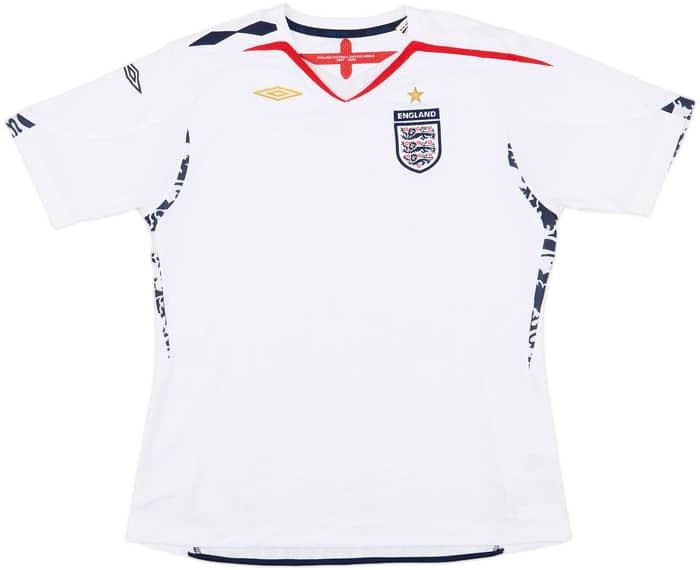 2007-09 England Home Shirt - 7/10 - (Women's L)