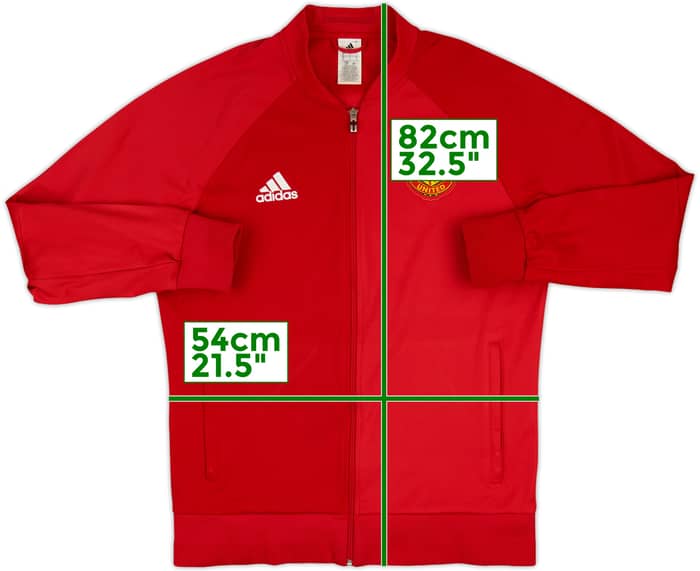 2016-17 Manchester United adidas Track Jacket - 8/10 - (L)
