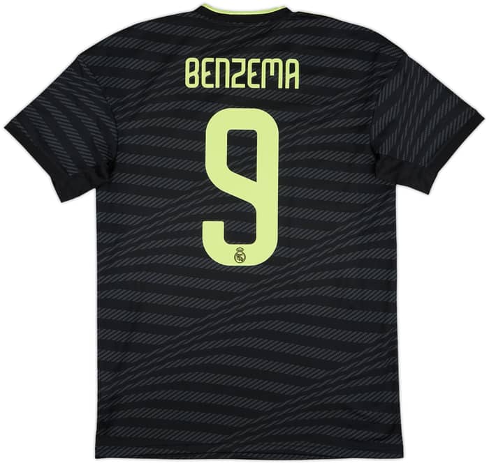 2022-23 Real Madrid Third Shirt Benzema #9 - 10/10 - (M)