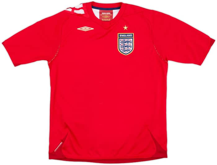 2006-08 England Away Shirt - 6/10 - (L.Boys)