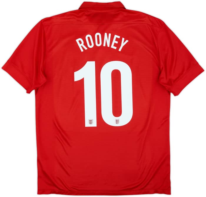 2013 England Away 150th Anniversary Shirt Rooney #10 - 8/10 - (L)