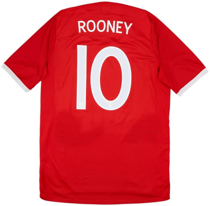 2010-11 England Away Shirt Rooney #10 - 7/10 - (L)