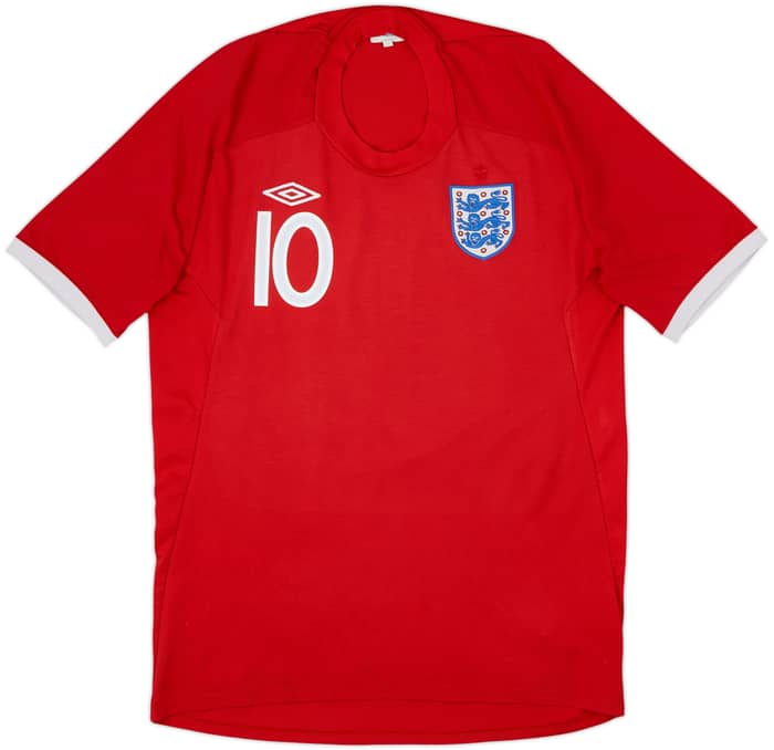 2010-11 England Away Shirt Rooney #10 - 7/10 - (L)