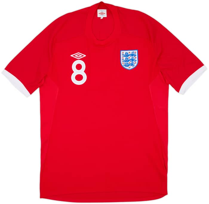 2010-11 England Away Shirt Lampard #8 - 10/10 - (L)