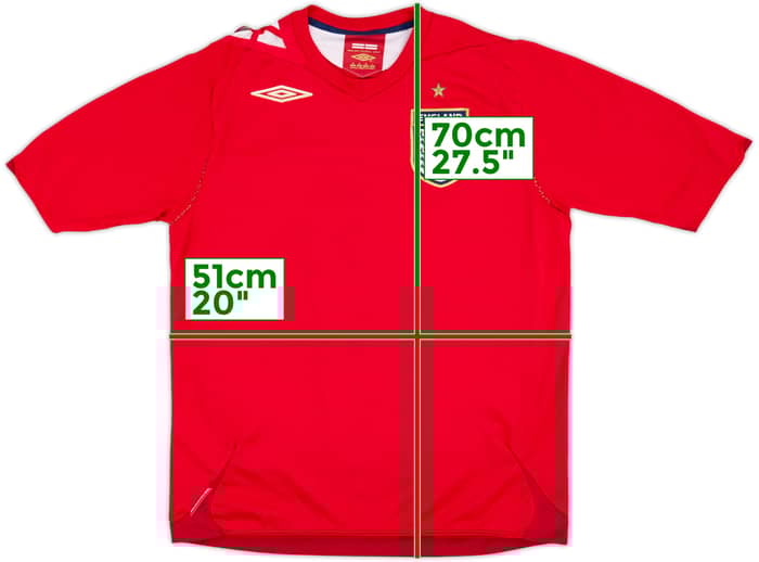 2006-08 England Away Shirt #3 - 9/10 - (M)