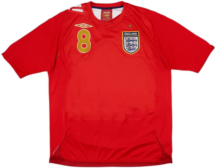 2006-08 Inglaterra Camiseta de visitante Lampard #8 - 7/10 - (L)