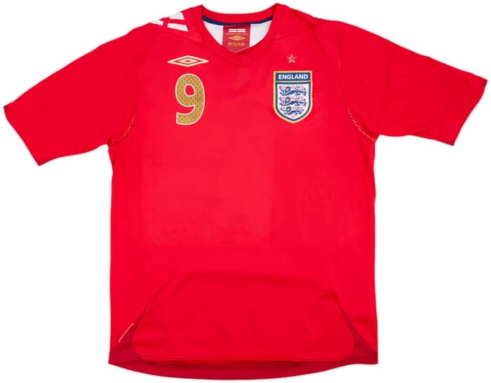 2006-08 England Away Shirt Rooney #9 - 6/10 - (M)