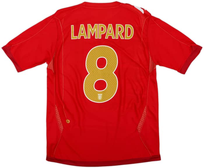 2006-08 England Away Shirt Lampard #8 - 7/10 - (M)