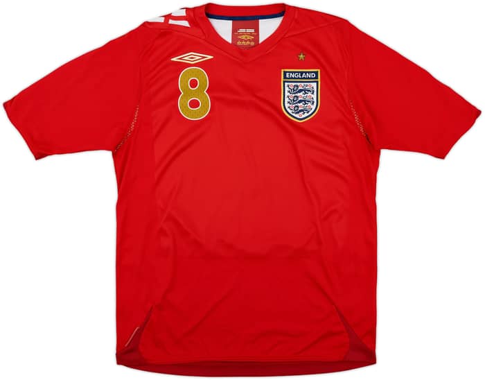 2006-08 England Away Shirt Lampard #8 - 7/10 - (M)