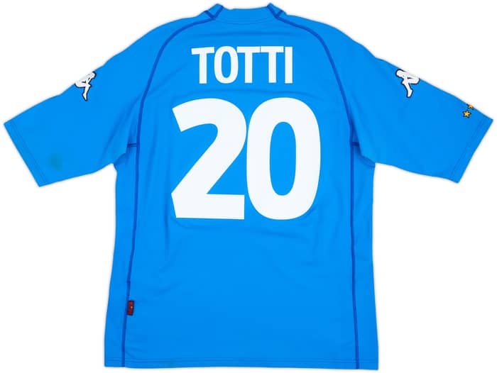 2000-01 Italy Home Shirt Totti #20 - 7/10 - (XL)