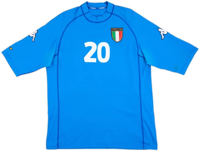 2000-01 Italy Home Shirt Totti #20 - 7/10 - (XL)