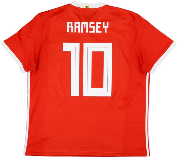 2018-19 Wales Home Shirt Ramsey #10 - 9/10 - (XL)