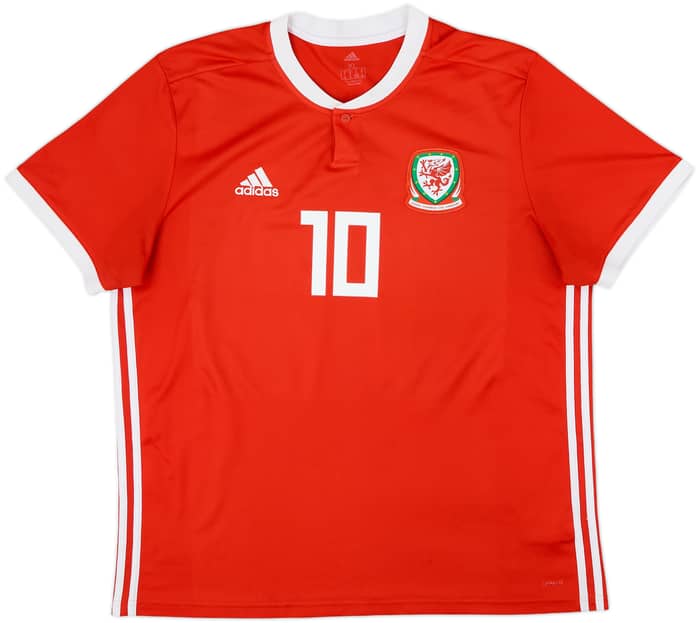 2018-19 Wales Home Shirt Ramsey #10 - 9/10 - (XL)