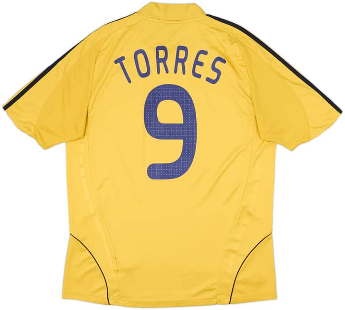 2008-10 España Camiseta Visitante Torres #9 - 9/10 - (L)