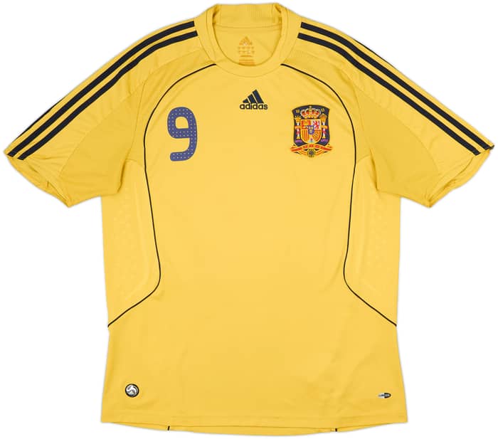2008-10 España Camiseta Visitante Torres #9 - 9/10 - (L)