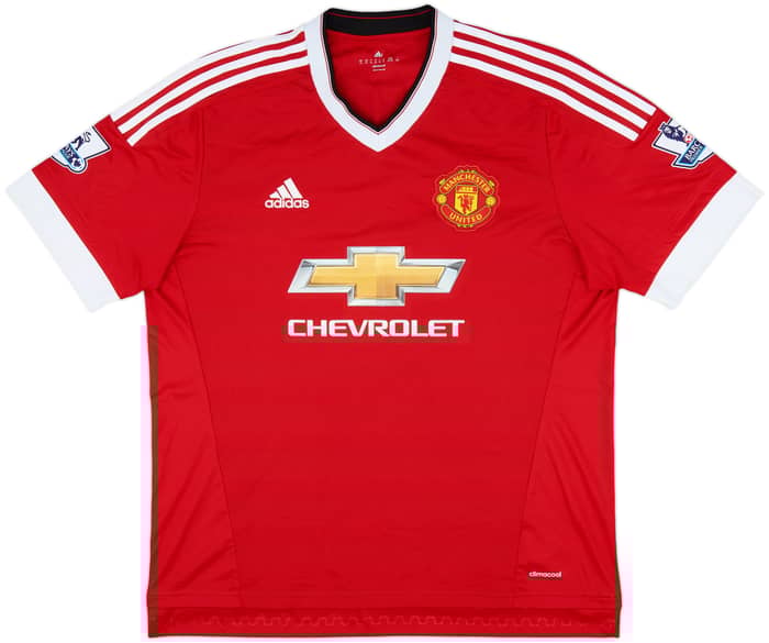 2015-16 Manchester United Home Shirt Ander Herrera #21 - 9/10 - (XL)