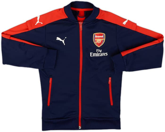 2016-17 Arsenal Puma Track Jacket - 5/10 - (S.Boys)