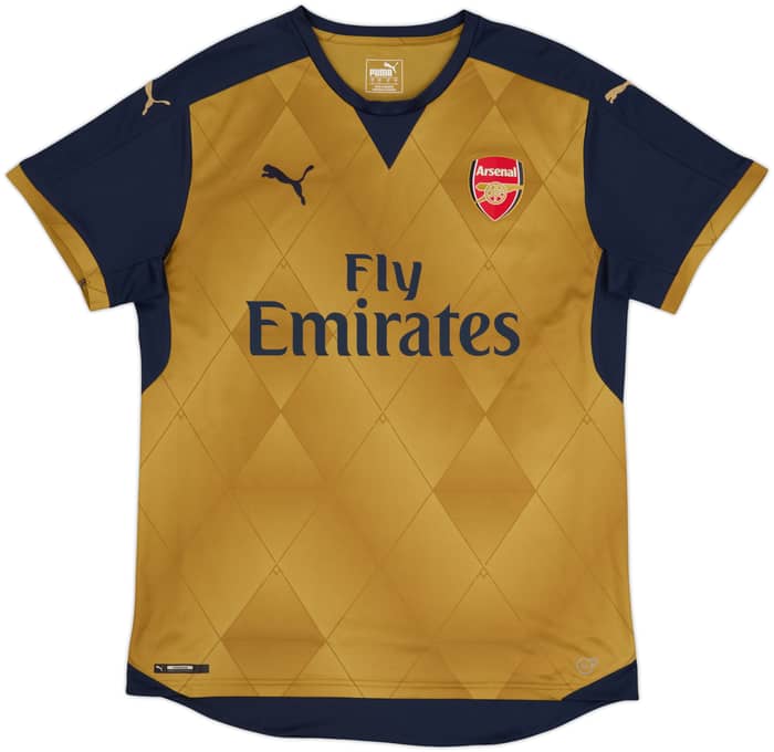 2015-16 Arsenal Away Shirt Arteta #8 - 9/10 - (L)