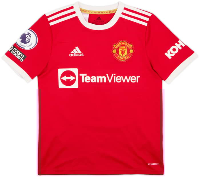 2021-22 Manchester United Home Shirt Sancho #25 - 7/10 - (L.Boys)
