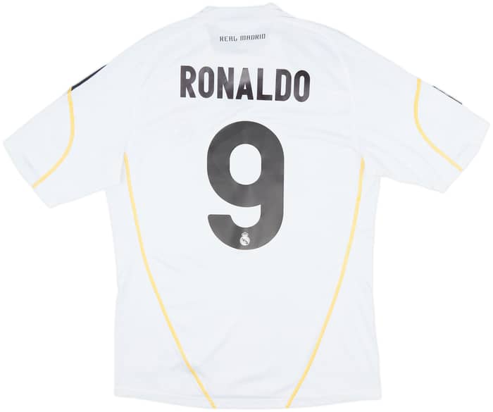 2009-10 Real Madrid Home Shirt Ronaldo #9 - 7/10 - (M)