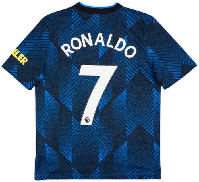 2021-22 Manchester United Third Shirt Ronaldo #7 - 7/10 - (L.Boys)