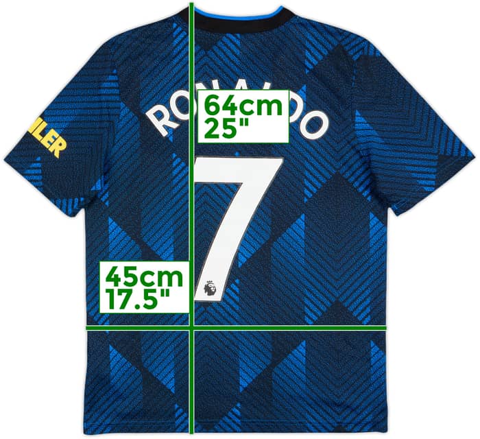 2021-22 Manchester United Third Shirt Ronaldo #7 - 7/10 - (L.Boys)