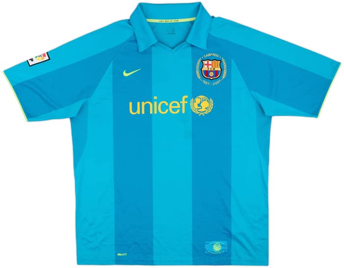 2007-09 Barcelona Away Shirt Ronaldinho #10 - 8/10 - (XXL)
