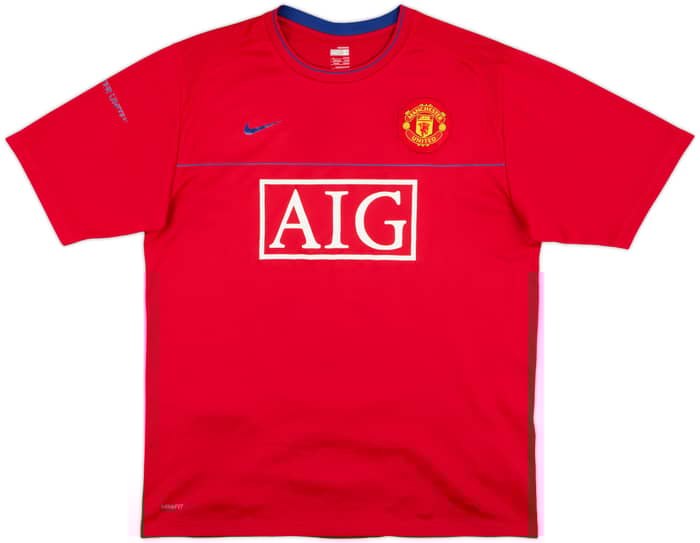 2008-09 Manchester United Nike Training Shirt - 6/10 - (L)