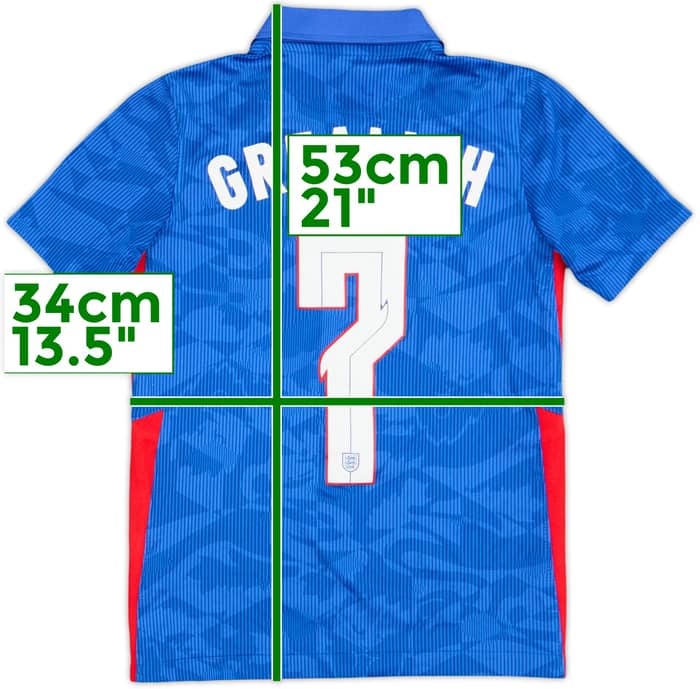 2020-21 England Away Shirt Grealish #7 - 6/10 - (6-7 Years)