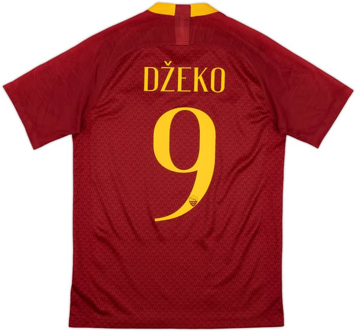 2018-19 Roma Home Shirt Dzeko #9 - 5/10 - (S)