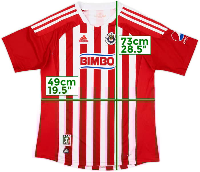 2011-12 Chivas Guadalajara Home Shirt - 7/10 - (Women's L)