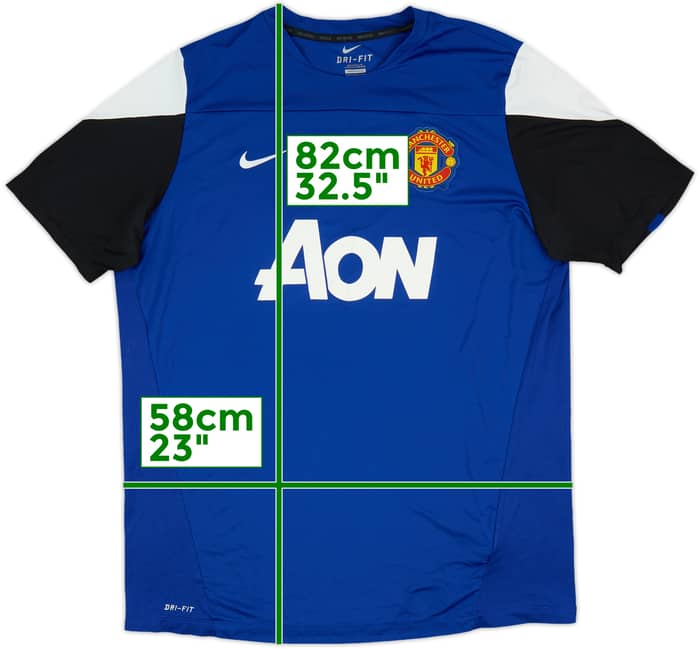 2013-14 Manchester United Nike Training Shirt - 9/10 - (XXL)
