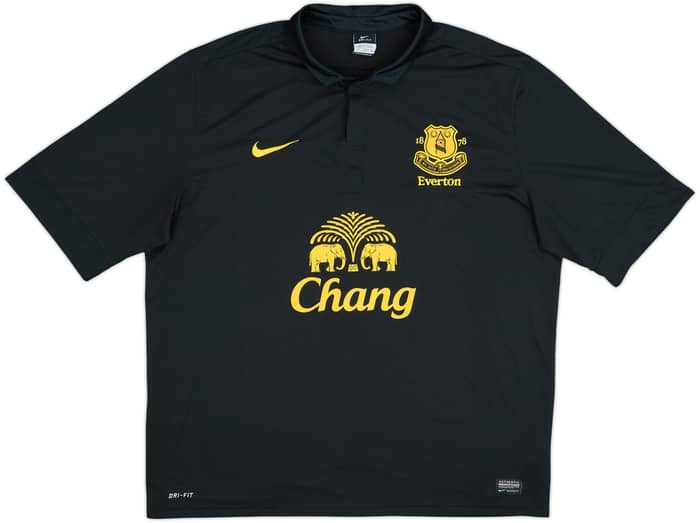 2012-13 Everton Away Shirt Baines #3 - 10/10 - (XXL)