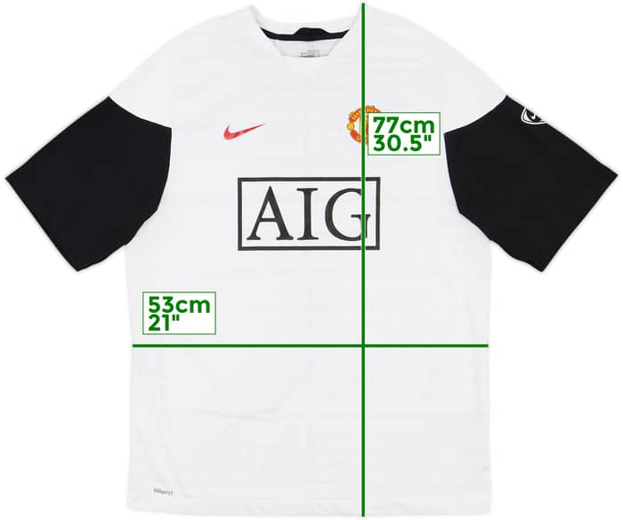 2009-10 Manchetser United Nike Training Shirt - 8/10 - (L)