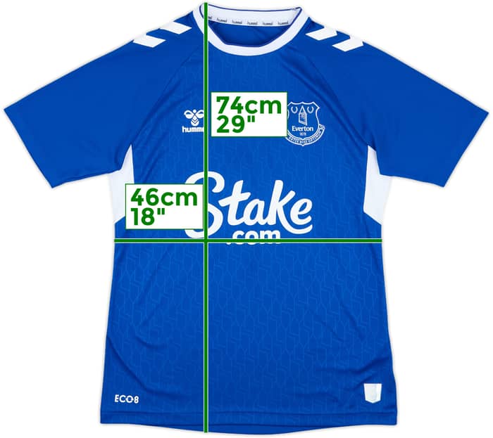 2022-23 Everton Home Shirt #20 - 8/10 - (M)