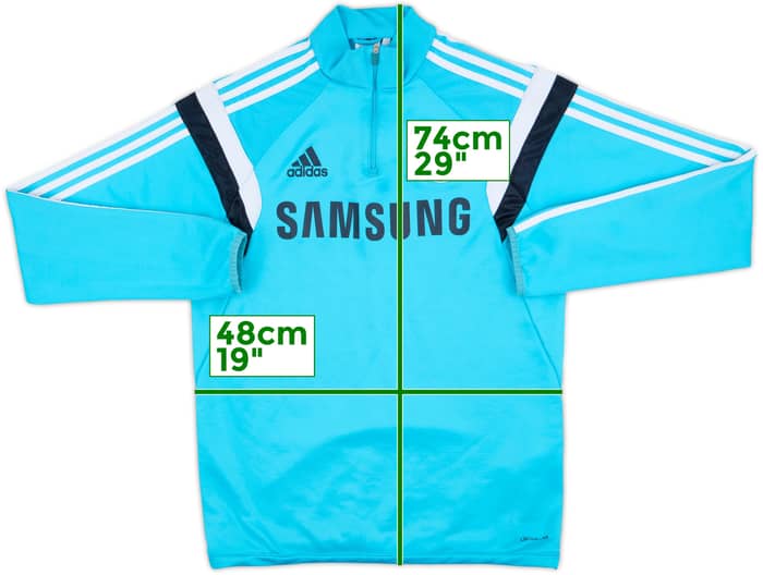2014-15 Chelsea adidas 1/4 Zip Drill Top - 7/10 - (M)