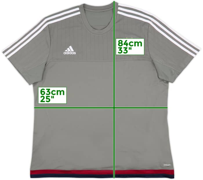 2015-16 Bayern Munich adizero Training Shirt - 8/10 - (XXL)