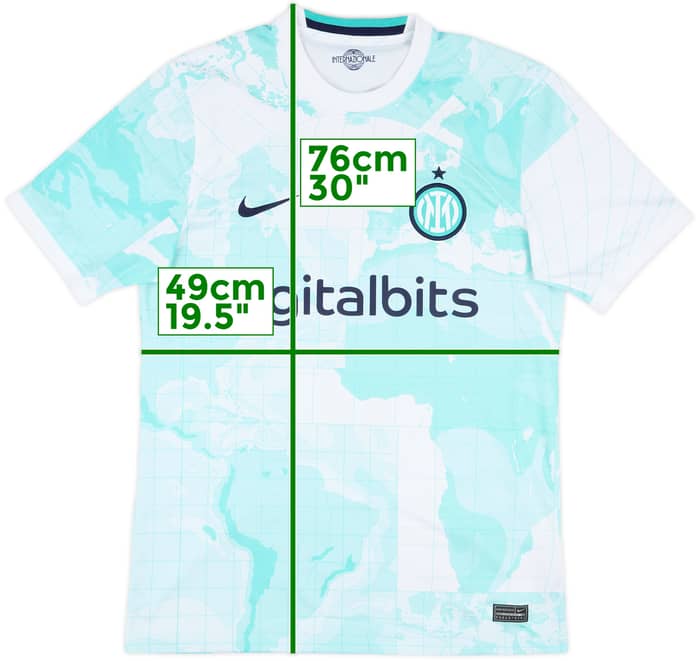 2022-23 Inter Milan Away Shirt - 9/10 - (M)