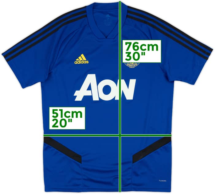 2019-20 Manchester United adidas Training Shirt - 10/10 - (M)