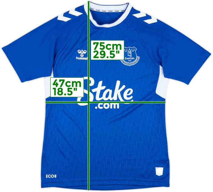 2022-23 Everton Home Shirt #19 - 8/10 - (M)